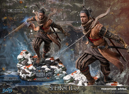 『SEKIRO』主人公「狼」のスタチューが予約開始！楔丸と不死斬りを背負い、戦国の世を駆ける