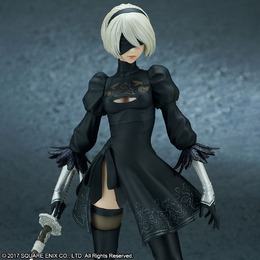 放熱スカートを外すと太ももが露に!『ニーア オートマタ』より「2B」フィギュアDX版が再受注開始ー差し替えパーツで多彩なディスプレイを楽しめる