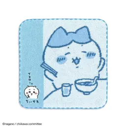 「ちいかわ」2枚を並べると1つの絵になる！ラーメンを食べるハチワレ＆シーサーなど、新作タオルハンカチ全6種が7月18日発売