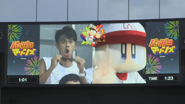 「千葉ロッテ」イベントでパワプロくんにチョキ出され負けた“じゃんけんニキ”、1年越しリベンジもまた負ける…高度な心理戦