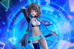 ジャケットの下には大胆なダンス衣装！『デレマス』より「高垣楓」1/7スケールフィギュアが予約受付中ーブラックライトを当てることで青く発光