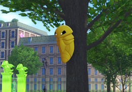 『ポケモンレジェンズZ-A』では虫ポケモンたちが“密集”する―木に群がるコクーン、壁に張りつくイトマルたちにゾクリ