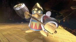 『カービィのエアライダー』ボスバトルに「メカデデデ」出現!通常の「デデデ型」に加え「クルマ型」にも変形