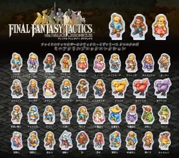 『FFT』主人公のラムザや算術士などジョブ含む全39種！ミニアクリルブロックがカプセルトイで12月12日発売、一部店舗ではコンプリートセットも