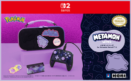 スイッチ2のまわりをメタモンまみれに！『ポケモン』メタモンモチーフのゲームパッドやポーチが発売