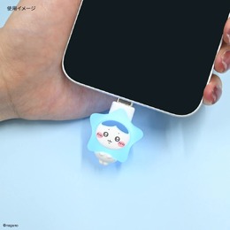 スマホに付けると「ちいかわ」たちが“ぽわっと” 光る!星の被りものをしたハチワレなど、アクセサリーピン全3種