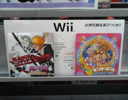 セガのWii『モンキーボール』・『BLEACH』のポップ