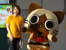 【TGS 2012】『アイルーでパズルー』鈴木Pとアイルーがファミリーコーナーにやってきた！