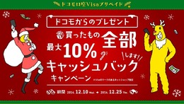 年末にゲーム買うなら「ドコモ口座 Visaプリペイド」最大10％キャッシュバックキャンペーン開催中