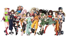 DMM、今度は“スポーツ車や芝刈り機”を擬人化！『レーシング娘。』発表…ワックスがけや、服が透けるシャワー要素も