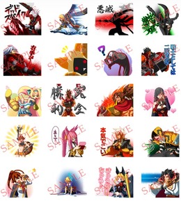 ゲーム内ドットを使用した『ブレイブルー』LINEスタンプ第3弾の配信開始