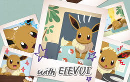 「Pokemonlife with EIEVUI」キービジュアル (C)Nintendo・Creatures・GAME FREAK・TV Tokyo・ShoPro・JR Kikaku (C)Pokemon