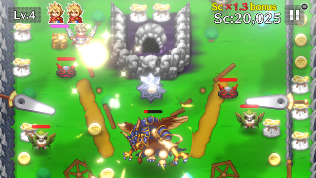 可愛らしいドット絵にグッとくる！王道ファンタジーRPG×ピンボールゲーム『ピンボルアの勇者』プレイレポ＆開発者インタビュー