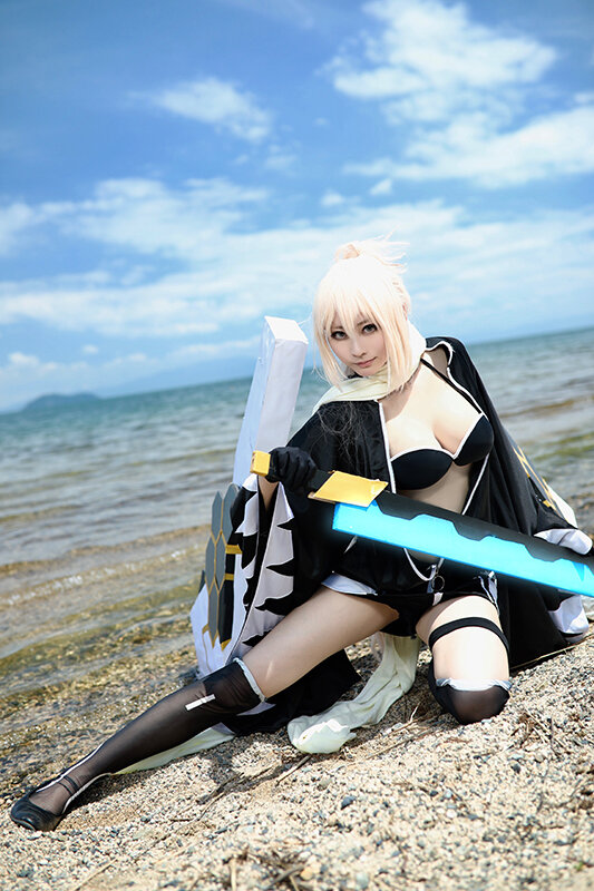 『Fate/Grand Order』水着沖田総司／撮影：やぎ（@yagi_photo33）