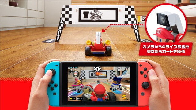 スイッチ『マリオカート ライブ ホームサーキット』10月16日発売！ “自分の部屋”がコースになるリアル×ゲームの新マリカー誕生