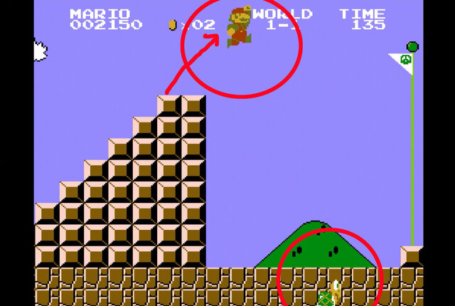 誰もが夢見た『スーパーマリオブラザーズ』1-1ステージ、ポール超えジャンプ！その方法をおさらい、「Nintendo Switch Online」でお試しあれ