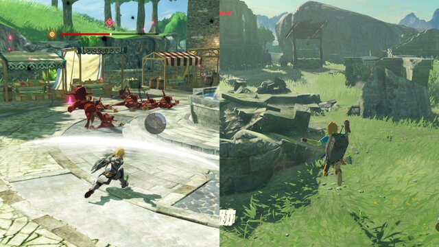 『ゼルダ無双 厄災の黙示録』100年でハイラルの町や店はどう変わった？ 『BotW』と比較！