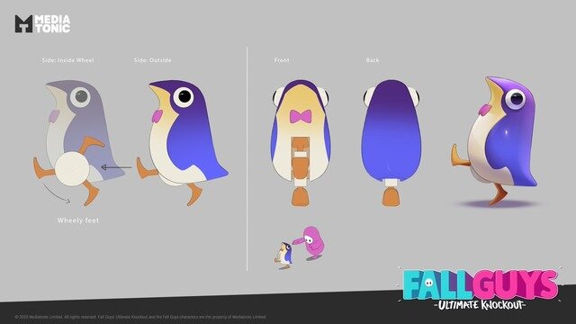 『Fall Guys』謎のペンギンの画像公開―詳細は「The Game Awards 2020」で発表？