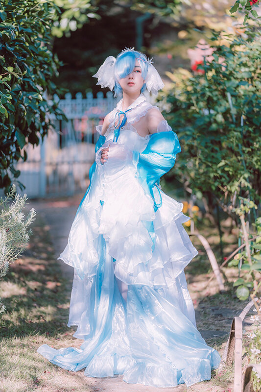 『Re:ゼロから始める異世界生活』レム／モデル：夏（Twitter：@AgoAgo_25）、撮影：乃木章