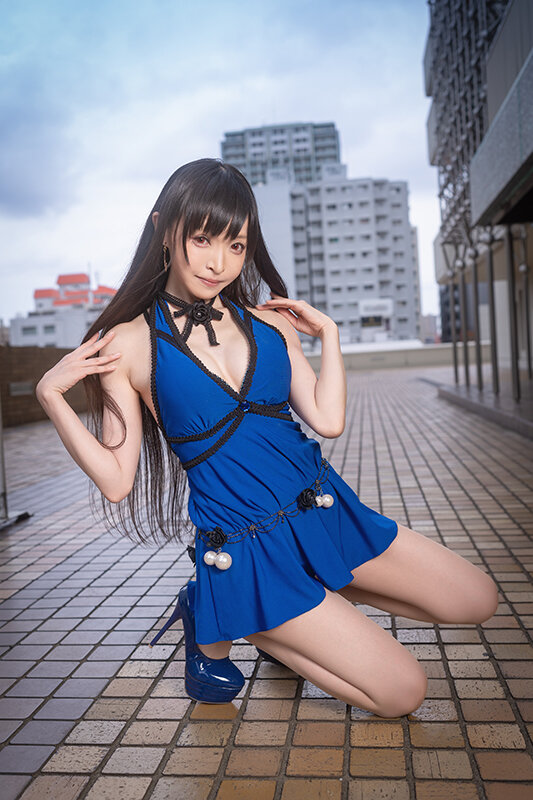 『ファイナルファンタジーVII リメイク』ティファ・ロックハート（ドレスver.）／モデル：まゆろん、撮影：乃木章