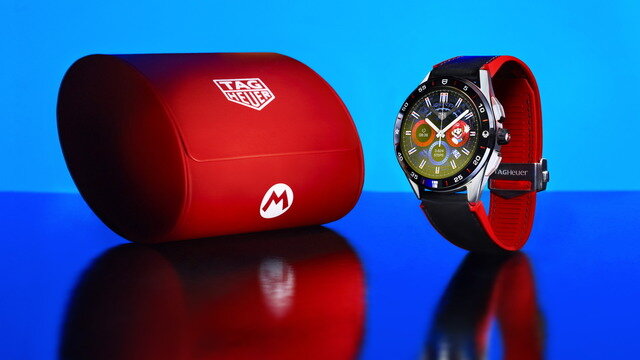 タグ・ホイヤー「スーパーマリオ」コラボ腕時計を世界限定2,000本発売―GoogleのWear OS内蔵でマリオが盤面でアクティブに動く