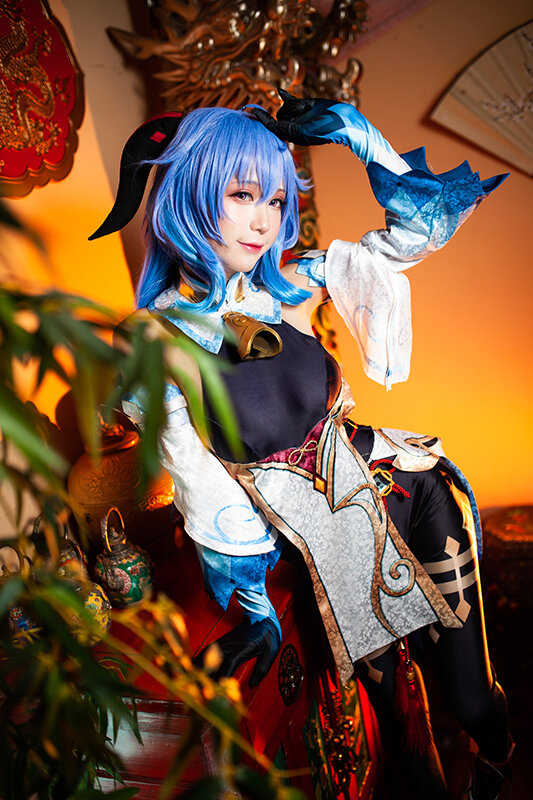 『原神』甘雨／撮影：-亜紀Aki-（Twitter：@Akika_70）