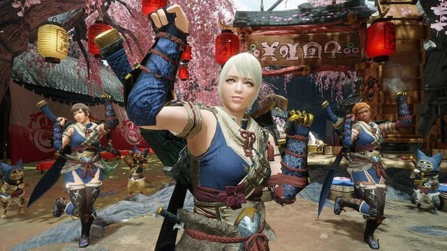 『モンハンライズ』新ジェスチャー“にゃんにゃん”がキュート！イベクエ「百竜夜行：魅惑のパレード」配信開始