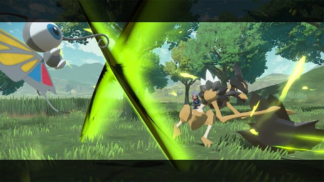 『ポケモン アルセウス』新ポケモン「バサギリ」は「ストライク」が進化した姿！「キング・クイーン」との戦闘システムも公開