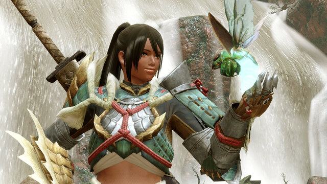 『モンハンライズ』里長フゲンの姪「モンジュ」が突如公開！素手でアオアシラを倒すほどの猛者が、追加ボイスで登場