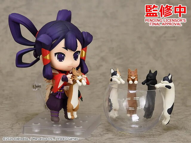 『サクナヒメ』これは癒されずにいられない！大人気「のびーる猫たち」がミニフィギュア化