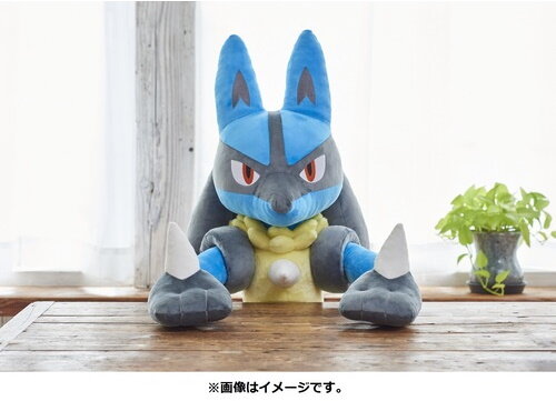 『ポケモン』高さ約120cmの「ぬいぐるみ 等身大ルカリオ」登場！予定数に達し次第、受付終了に