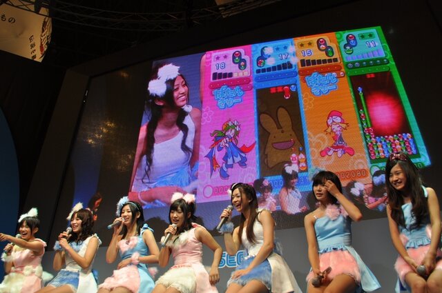 【TGS2009】ぷよぷよアイドリング熱唱に観客大興奮！