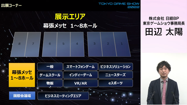 東京ゲームショウ2022発表！幕張メッセで開催、一般来場者もビジネスデイ2日目14時から入場可能に【TGS2022】