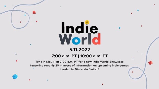 スイッチ向けインディーゲーム紹介番組「Indie World 2022.5.11」日本時間5月11日午後11時頃より放送予定