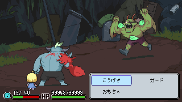 恐ろしい怪物と少女のドット絵RPG『メグとばけもの』発表！対象的な2人の紡ぐ絆の物語【INDIE Live Expo 2022】