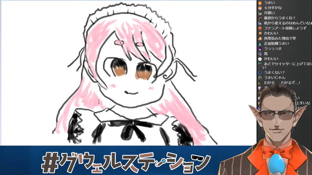 VTuber・グウェルさん、「にじさんじ五十音順に描いたら画力上がる説」を完走！凄まじい“上達っぷり”を見せる