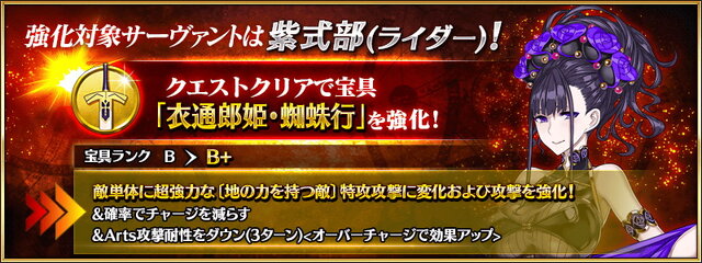 『FGO』7周年強化クエストの5組目公開！対象は「紫式部（ライダー）」「俵藤太」