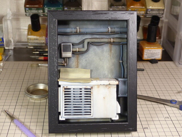 無いなら作っちゃえ！『Stray』猫ちゃんが可愛いすぎて壁掛けヴィネット作ってみた－塗装・完成編