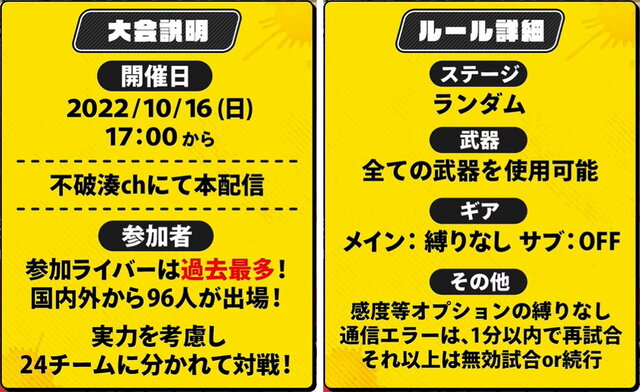 「にじさんじスプラ祭り」参加者＆チームひとまとめ！各メンバーの意気込み、得意ブキも一挙紹介