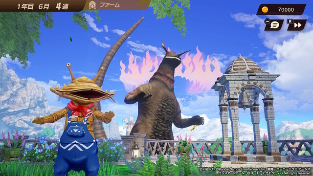 Nintendo Switchのロゴ・Nintendo Switchは任天堂の商標です。（Ｃ）円谷プロ（Ｃ）Bandai Namco Entertainment Inc.開発：コーエーテクモゲームスモンスターファーム：（Ｃ）コーエーテクモゲームス All rights reserved.