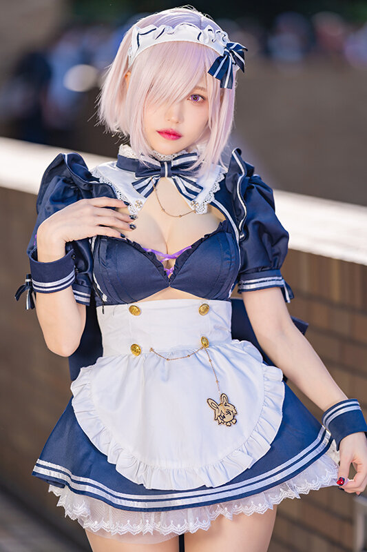 マシュ（メイドver.）『Fate/Grand Order』／小鳥遊ゆあ（@yuazzing）、撮影：乃木章