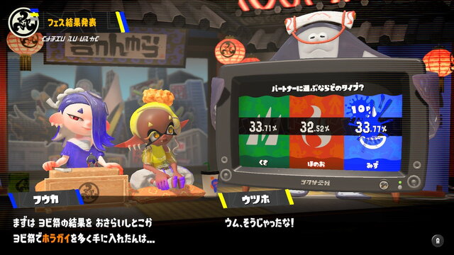 『スプラトゥーン3』×『ポケモン』コラボフェス結果発表！マンタロー率いる「みず陣営」が圧勝