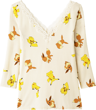 『ポケモン』と「ピーチジョン」がコラボ！ピカチュウやワンパチが、大人可愛いブラセット・ルームウエアに