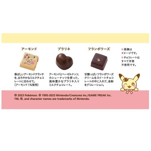 バレンタイン仕様の「ピカチュウ」にメロメロ！ぬいぐるみ付きの“『ポケモン』アソートチョコ”発売