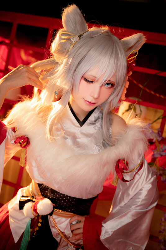 獅白ぼたん【ホロライブ】／箱ネコ（Twitter：@hakonyanya）、撮影：Jon