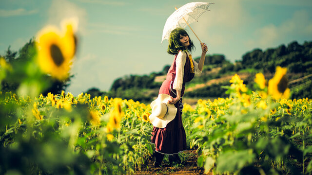 幽香『東方Project』／るな（Twitter：@lunaaamal）、撮影：uhimaru（Twitter：@uhimaru999）／Leica M-P Typ240+Summicron90mm/F2