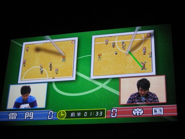 【LEVEL5 VISION 2007】 サッカーRPG『イナズマイレブン』発表、川淵キャプテンもお祝いに駆けつける