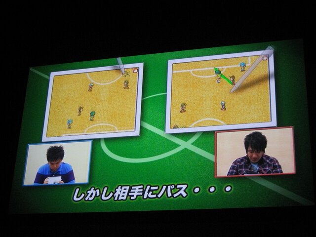 【LEVEL5 VISION 2007】 サッカーRPG『イナズマイレブン』発表、川淵キャプテンもお祝いに駆けつける