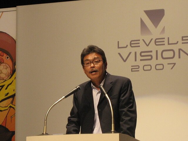 【LEVEL5 VISION 2007】 サッカーRPG『イナズマイレブン』発表、川淵キャプテンもお祝いに駆けつける