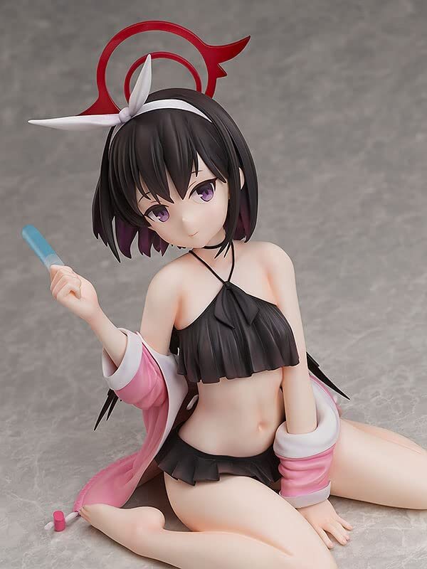 『ブルアカ』静山マシロの水着フィギュアが眩しすぎ！背中の翼やピンク色のパーカーも再現、夏の思い出が蘇る